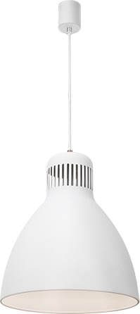Luxo L-1 E27 loftslampe, Ø38, hvid