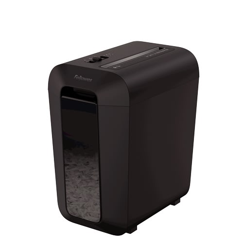 Fellowes Powershred LX65 Cross-Cut makulator, sort