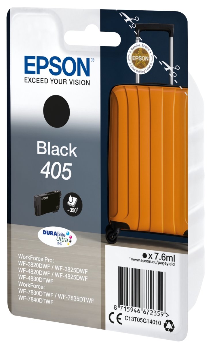 Epson T405 blækpatron, sort