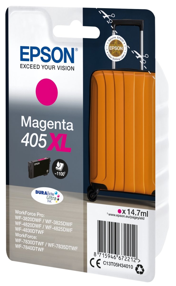 Epson T405 XL blækpatron, magenta