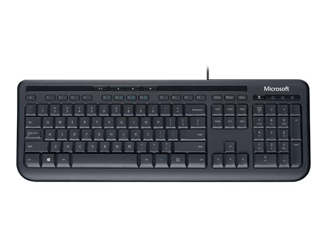 Microsoft Wired Desktop 600 mus/tastatur-sæt, sort