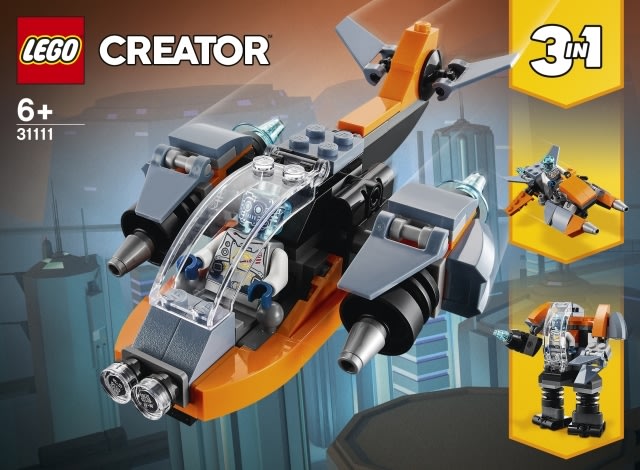 LEGO Creator 31111 Cyberdrone, 6+