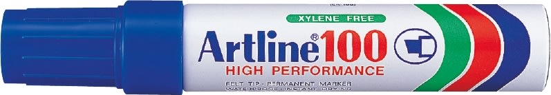 Artline 100 Permanent Marker | Blå