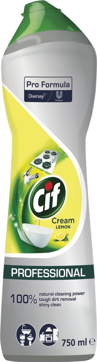 Cif Skurecreme Cream Lemon, 750 ml