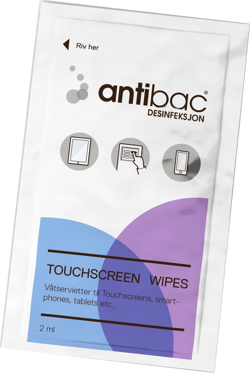 Antibac Touchscreen Wipes 16% | 95 stk.