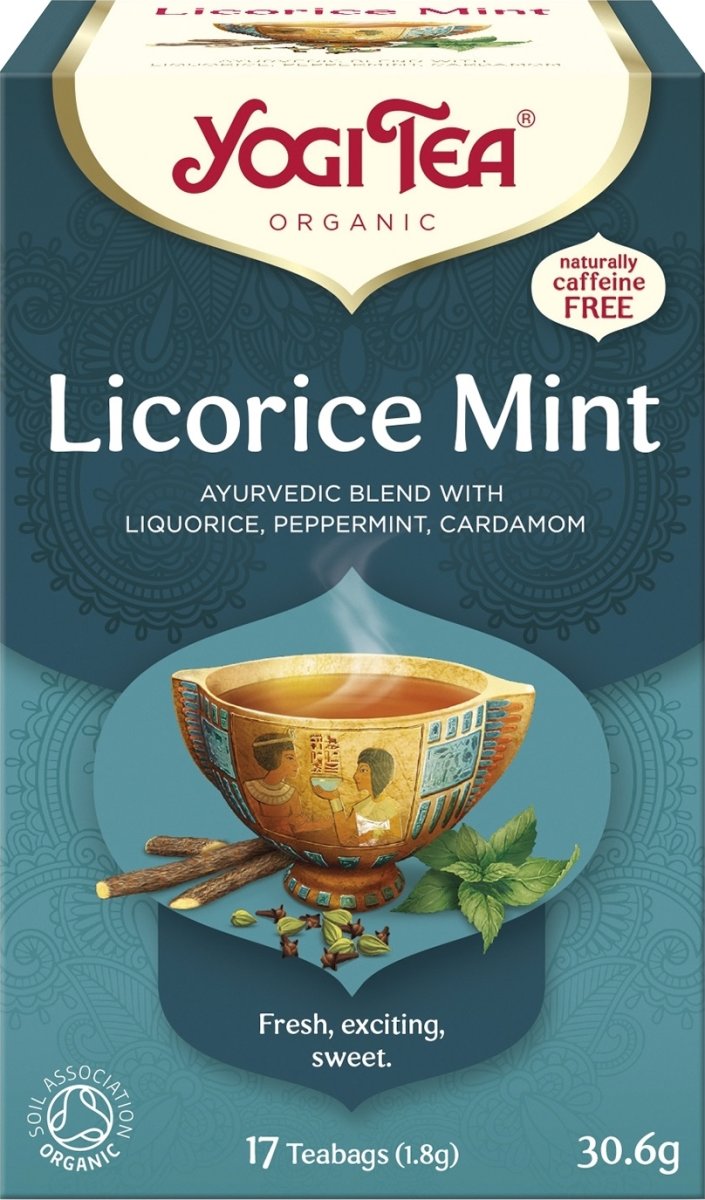 Yogi Tea Licorice Mint te, 17 breve