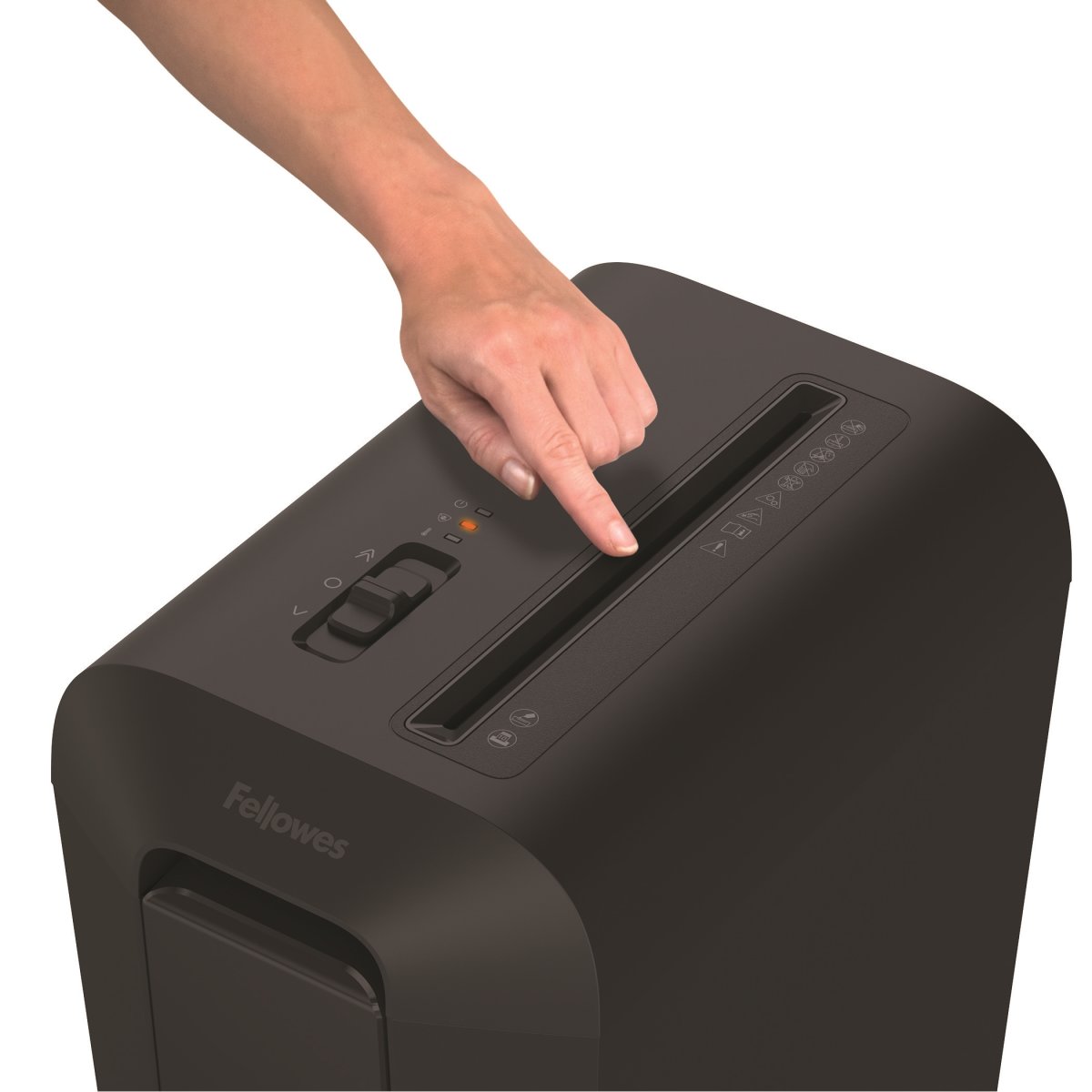 Fellowes Powershred LX65 Cross-Cut makulator, sort