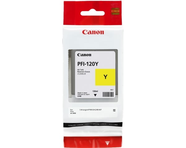 Canon PFI-120Y blækpatron, gul