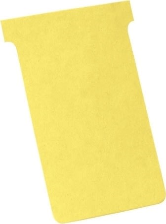 Kort til vægplanner 100 stk, gul, str. 3
