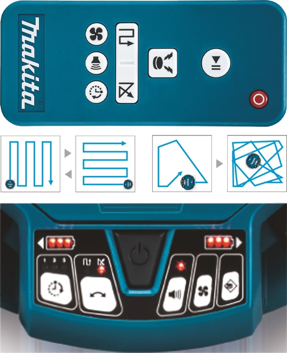 Makita Akku Robotstøvsuger LXT, 18V, DRC200Z
