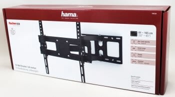 Hama Fullmotion 32-65" (35 kg) Vægbeslag, sort