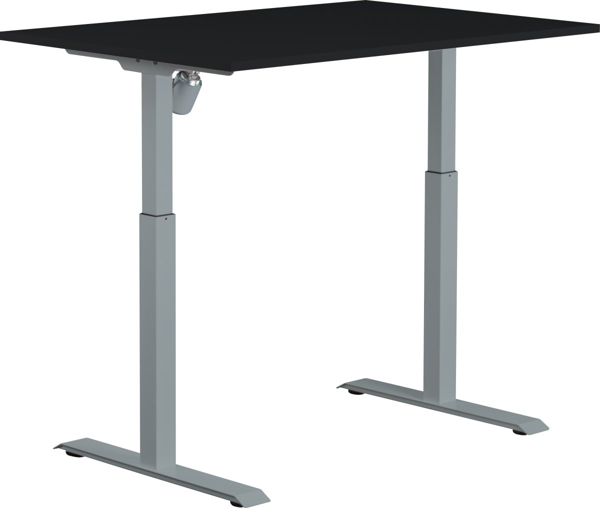 Sun-Flex II hæve/sænkebord, 120x80, Sort/grå