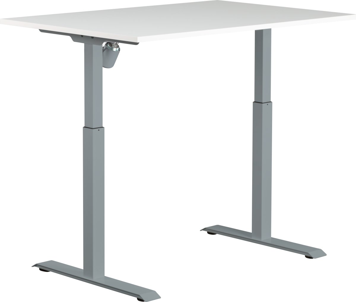 Sun-Flex II hæve/sænkebord, 120x80, Hvid/grå