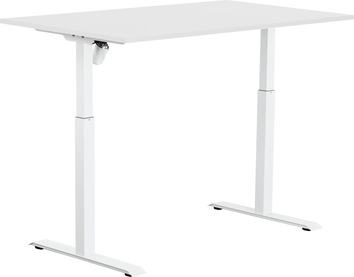 Sun-Flex II hæve/sænkebord, 140x80, Hvid/hvid