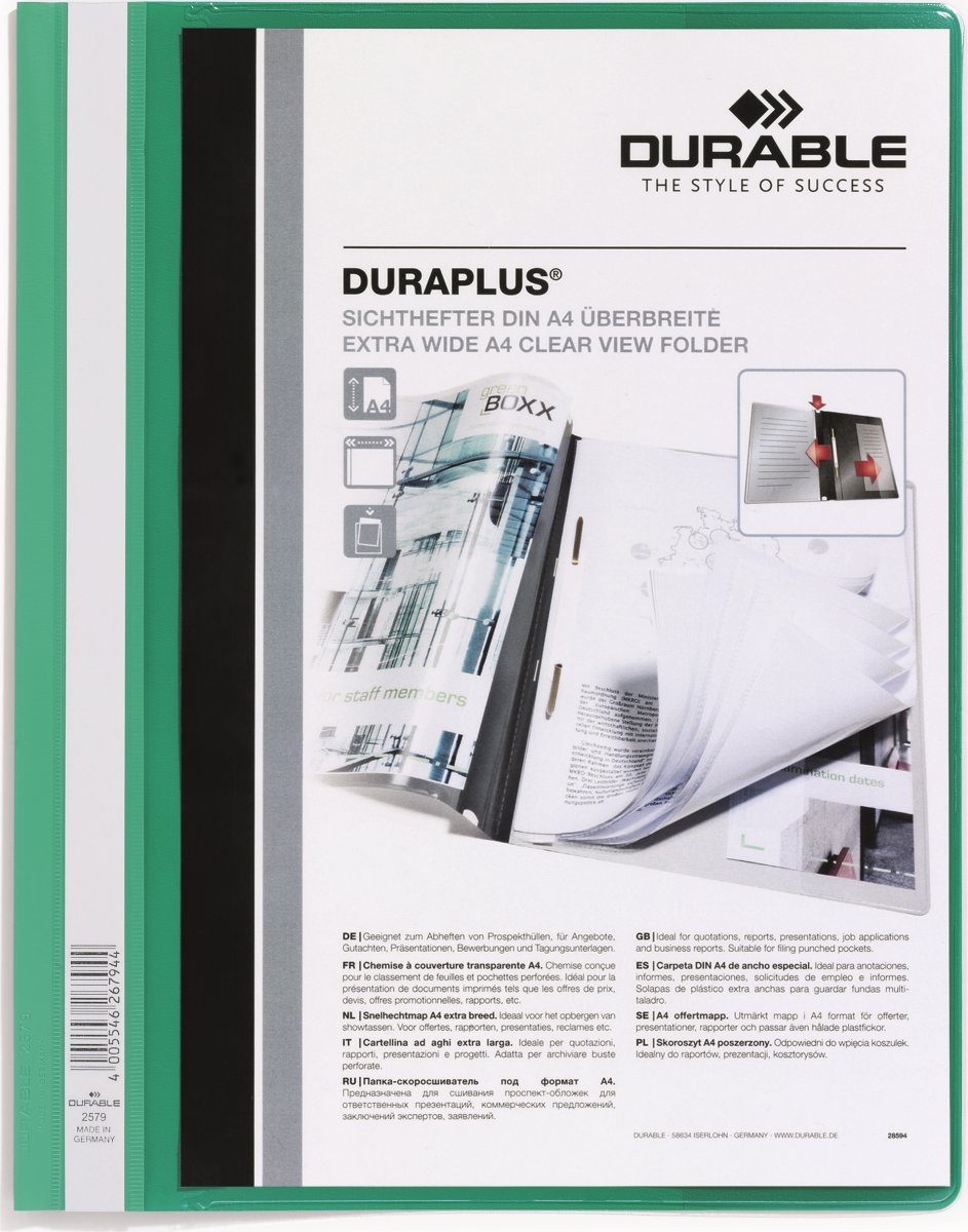 Durable Duraplus Tilbudsmappe | A4+ | Grøn