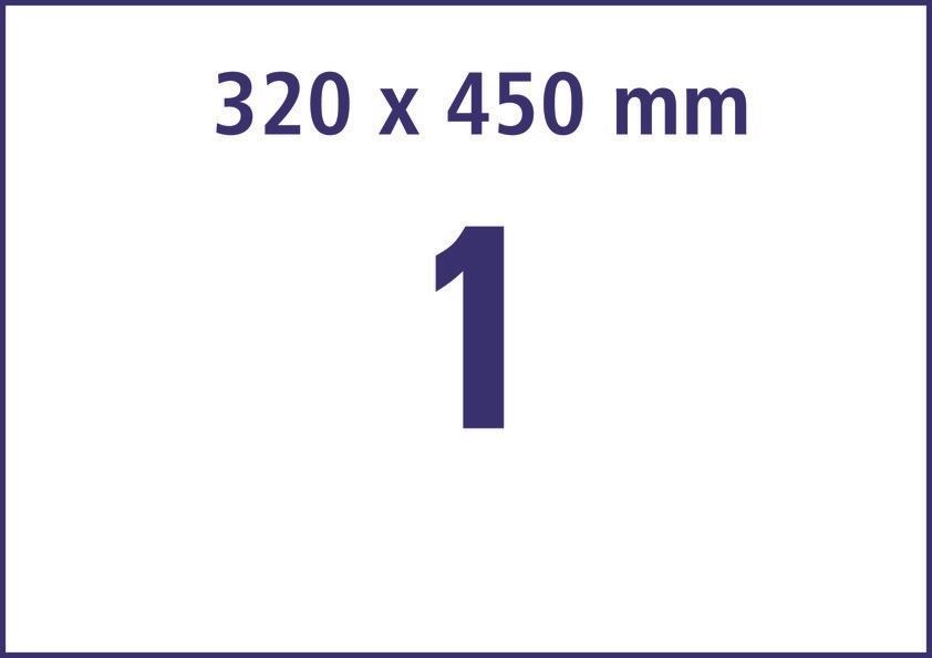 Avery L8015REV-5 etiketter | 32x45cm | 5 stk.