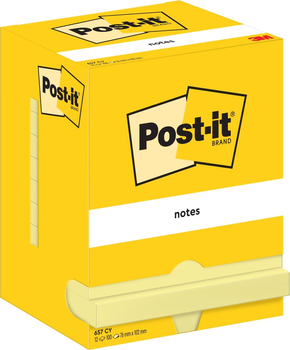 Post-it Notes | 76x102 mm | Gul