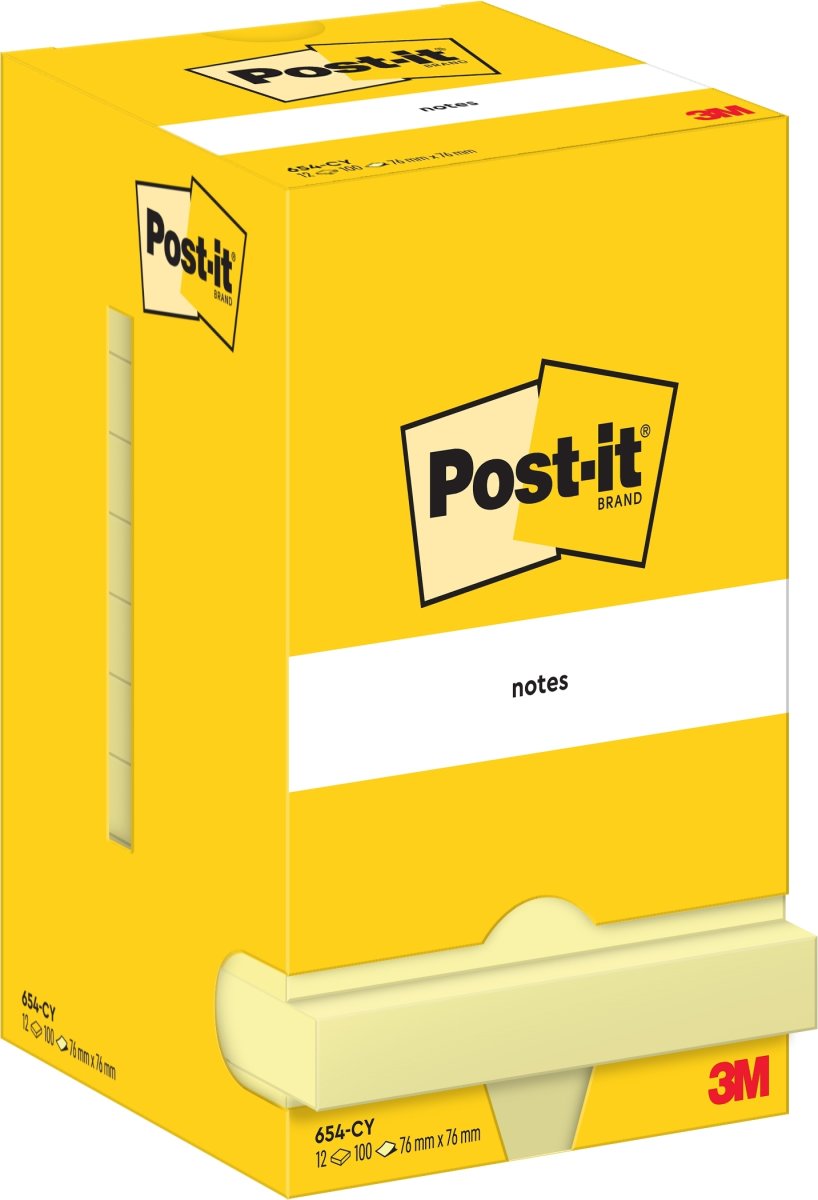 Post-it Notes | 76x76 mm | Gul