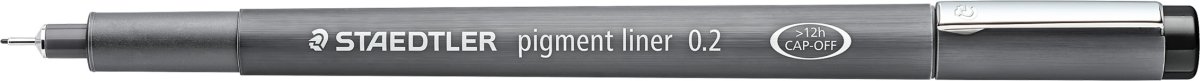 Staedtler Pigment 308 Fineliner | 0,2 mm | Sort