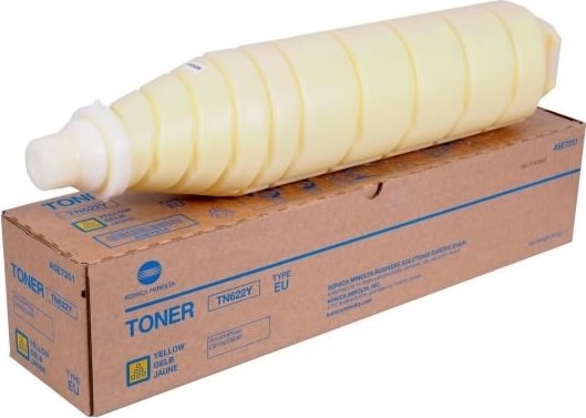 Konica Minolta C6085/C6100 TN622Y toner, gul