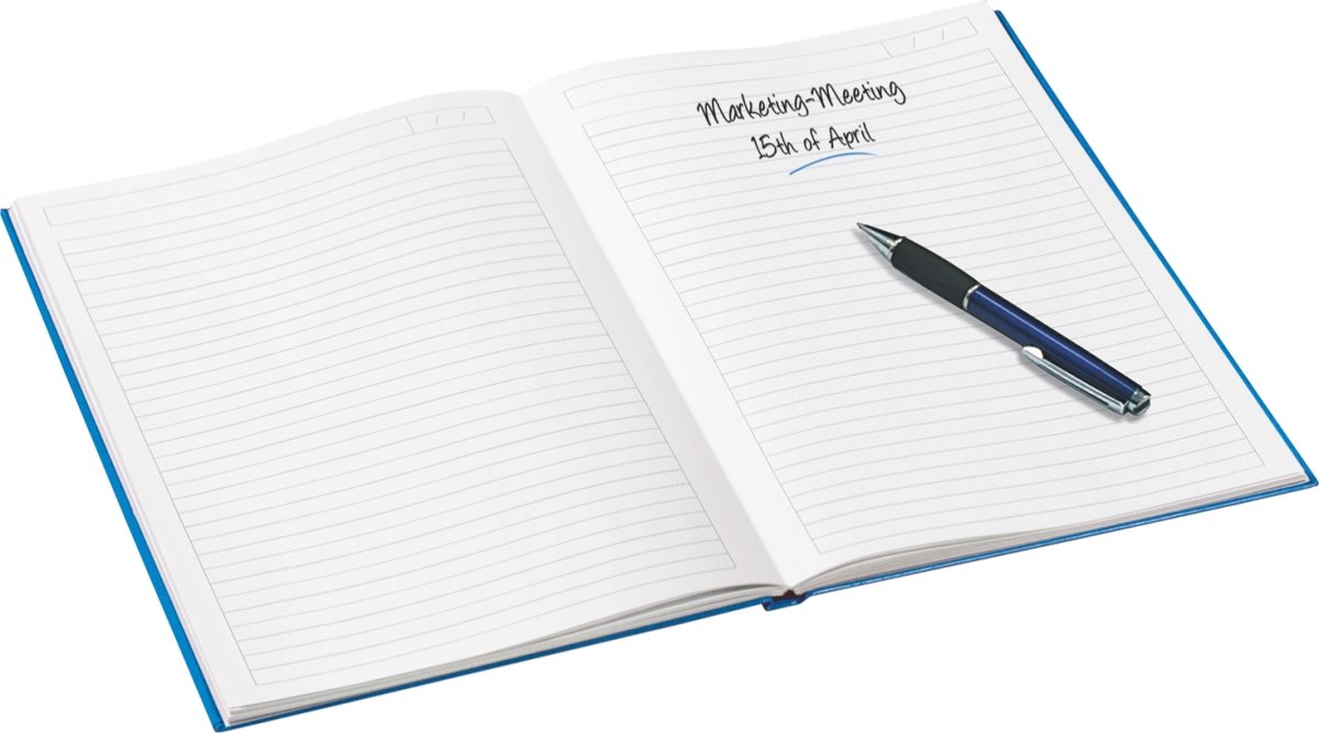 Leitz WOW Notesbog | A4 | Linjeret | Blå