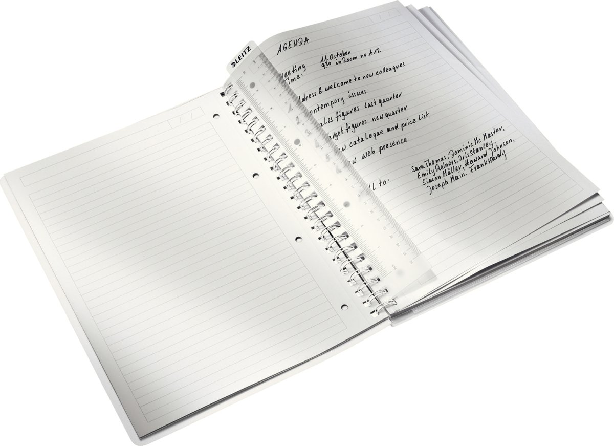 Leitz WOW Spiral Notesbog | A4 | Linjeret | Pink
