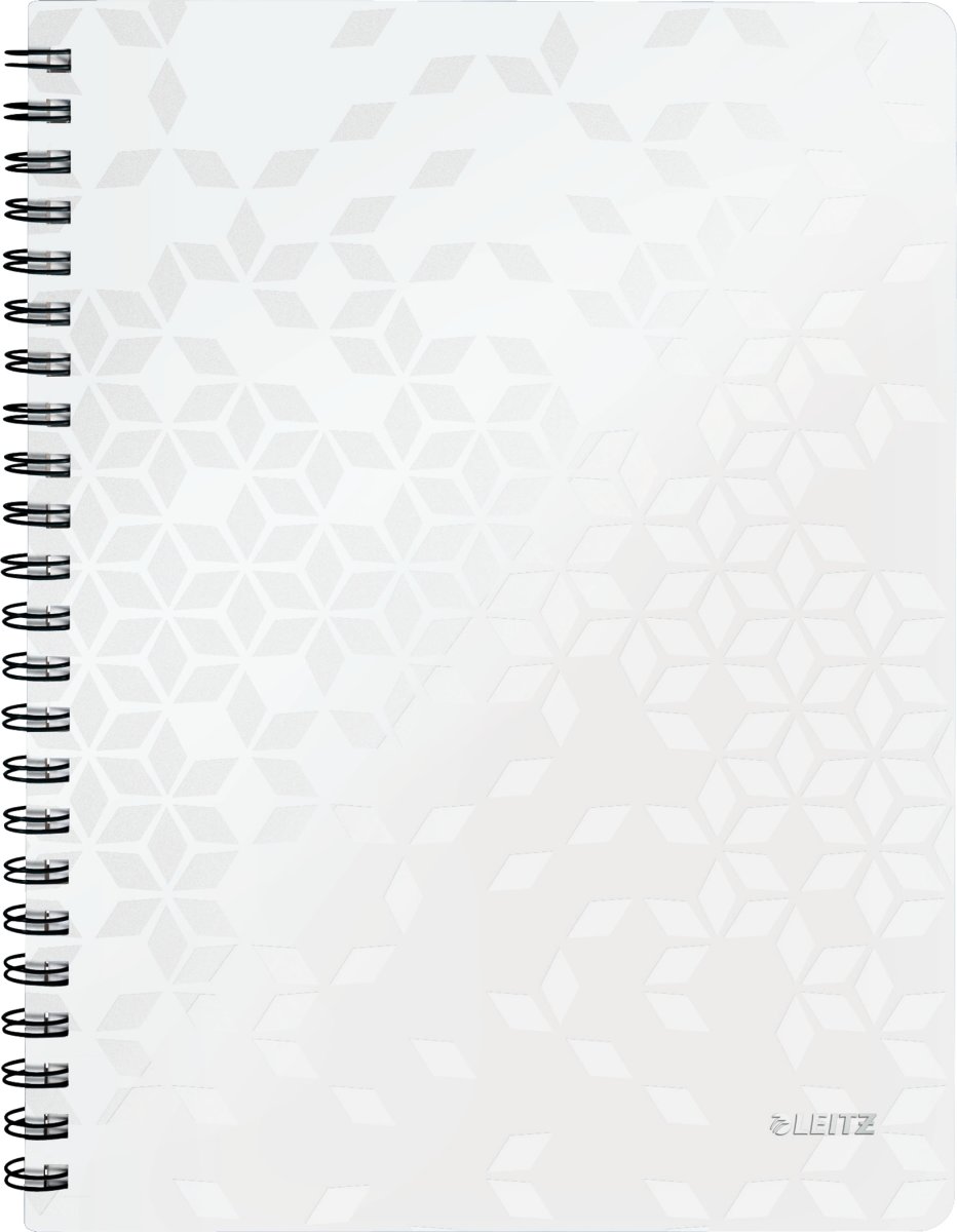 Leitz WOW Spiral Notesbog | A4 | Linjeret | Hvid