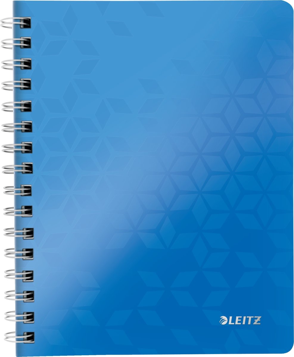 Leitz WOW Spiral Notesbog | A5 | Linjeret | Blå