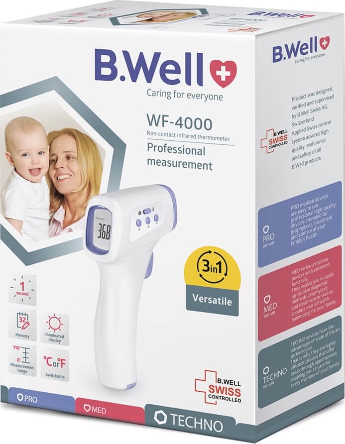 B.Well WF-4000 IR Non-Contact Febertermometer