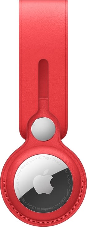 Apple AirTag læderrem, (PRODUCT)RED