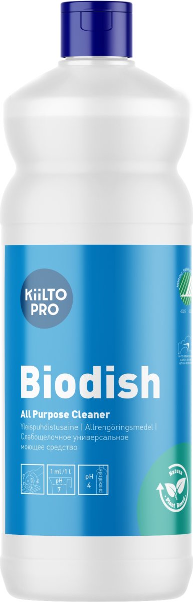 Kiilto Pro Natura Opvaskemiddel | Biodish | 1 L