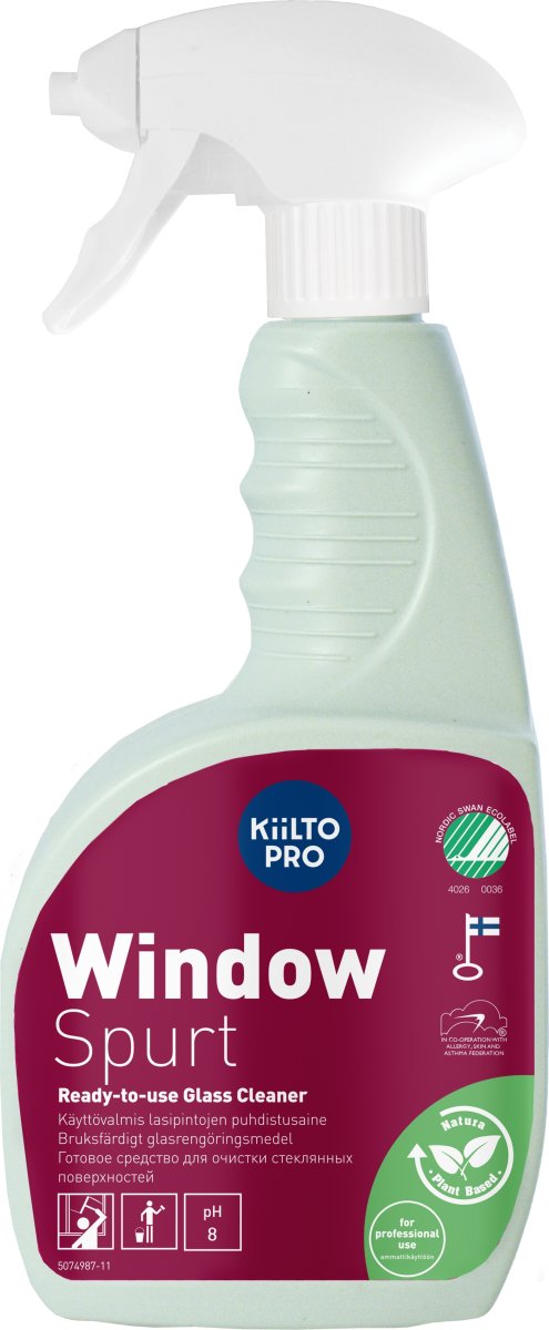 Kiilto Pro Natura Spray | Window | 750 ml