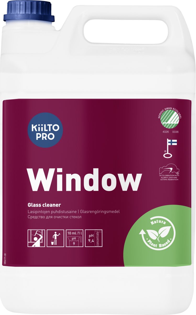 Kiilto Pro Natura Rengøring | Window | 5 L