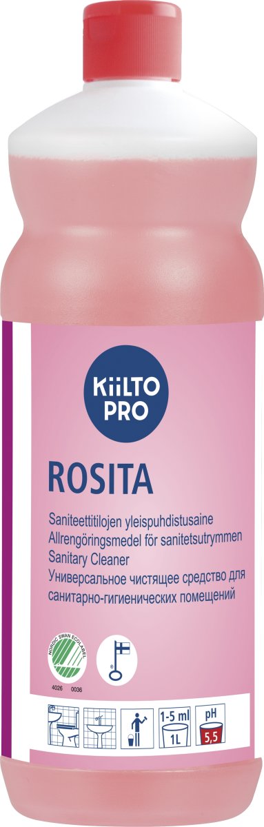 Kiilto Pro Rengøring | Rosita Sanitet | 1 L