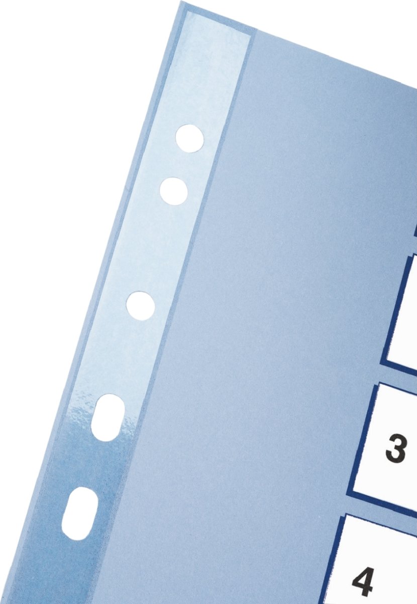 Esselte Register | A4 | Plast | Hvid | A-Å