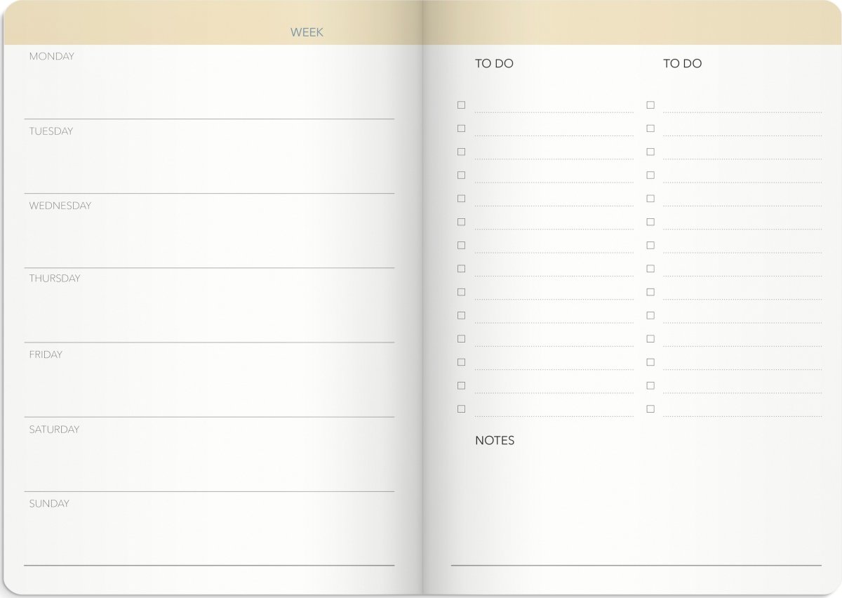 Mayland 22/23 Kalender | A list a week | A5 | Blå