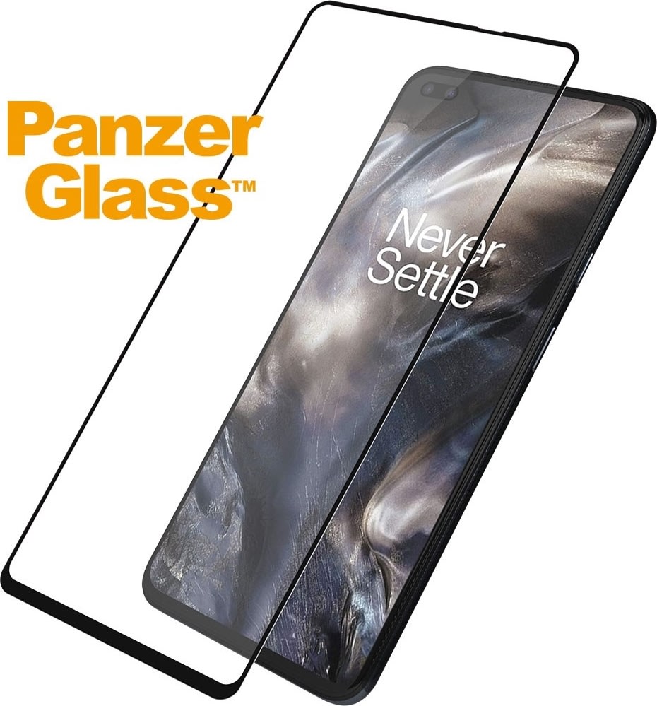 PanzerGlass® OnePlus Nord, Case Friendly, sort