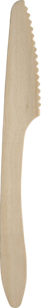 Engangskniv | Birketræ | 19,4 cm | 100 stk.