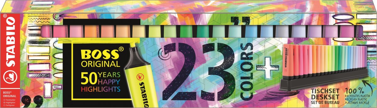 Stabilo Boss Highlighter | 23 farver