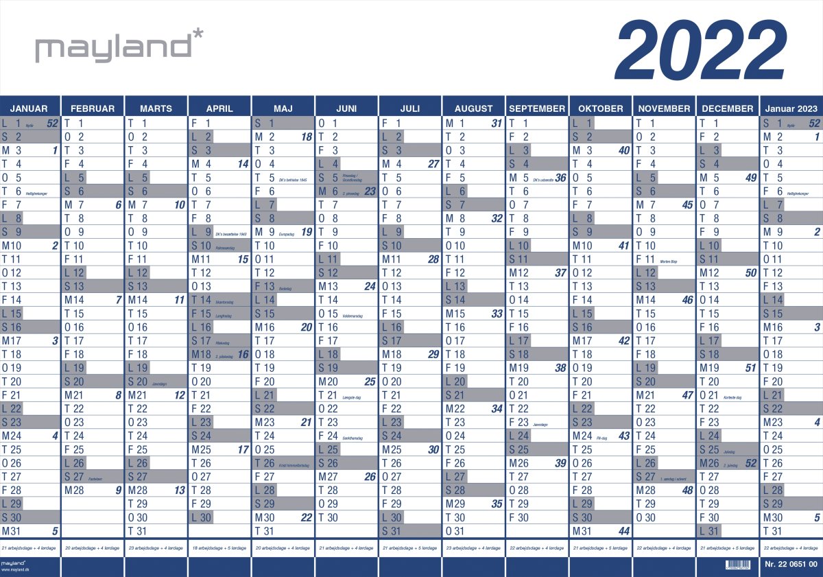 Mayland 2022 Kæmpekalender | 1x13 mdr.