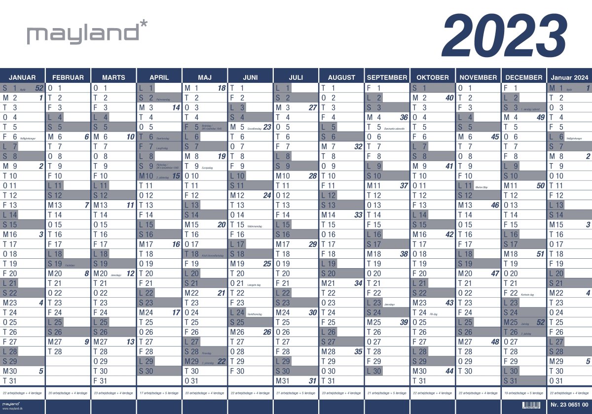 Mayland 2023 Kæmpekalender | 1x13 mdr.
