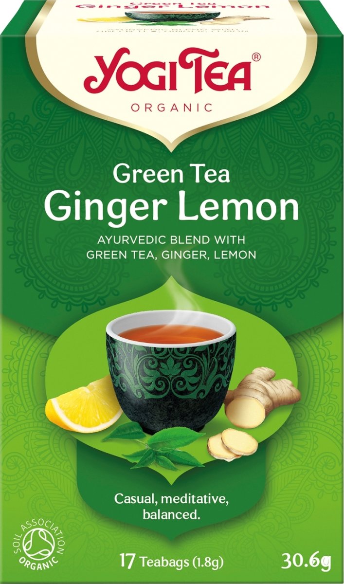 Yogi Tea Green Ginger Lemon te, 17 breve