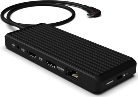 Unisynk USB-C Hub til Mac (10 port), sort