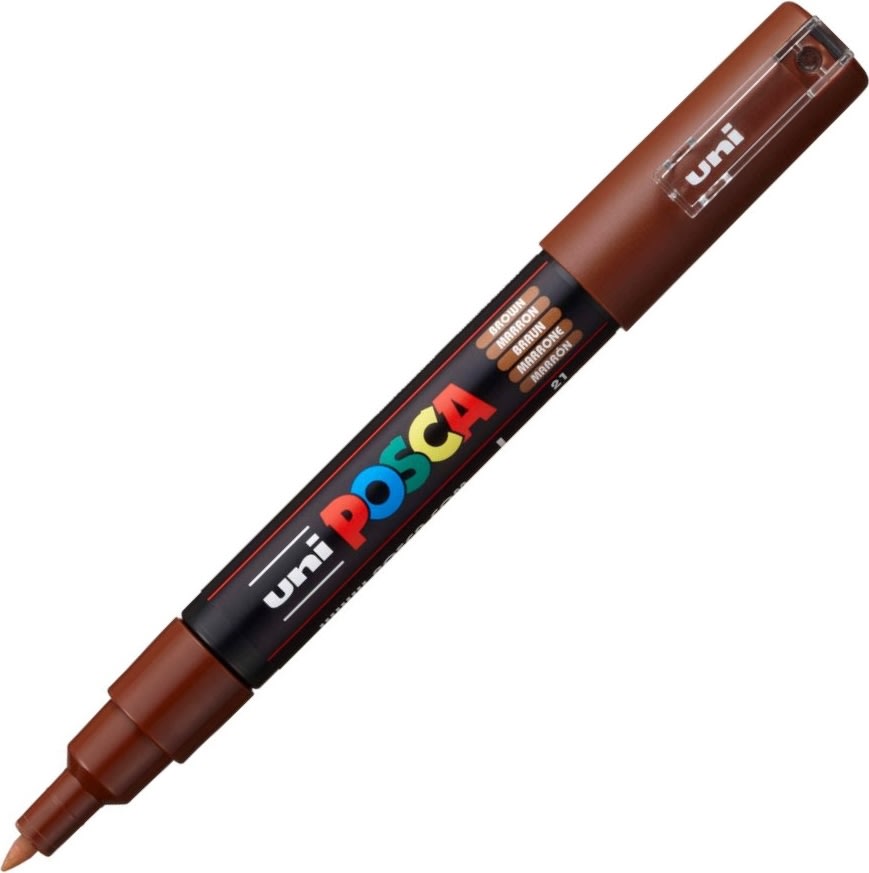 Posca Marker | PC-1M | EF | 0,7-1 mm | Brown