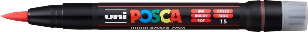 Posca Marker | PCF350 | Brush | 1-10 mm | Red