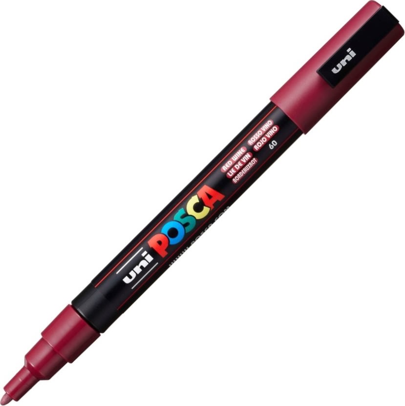 Posca Marker | PC-3M | F | 1,3 mm | Red wine