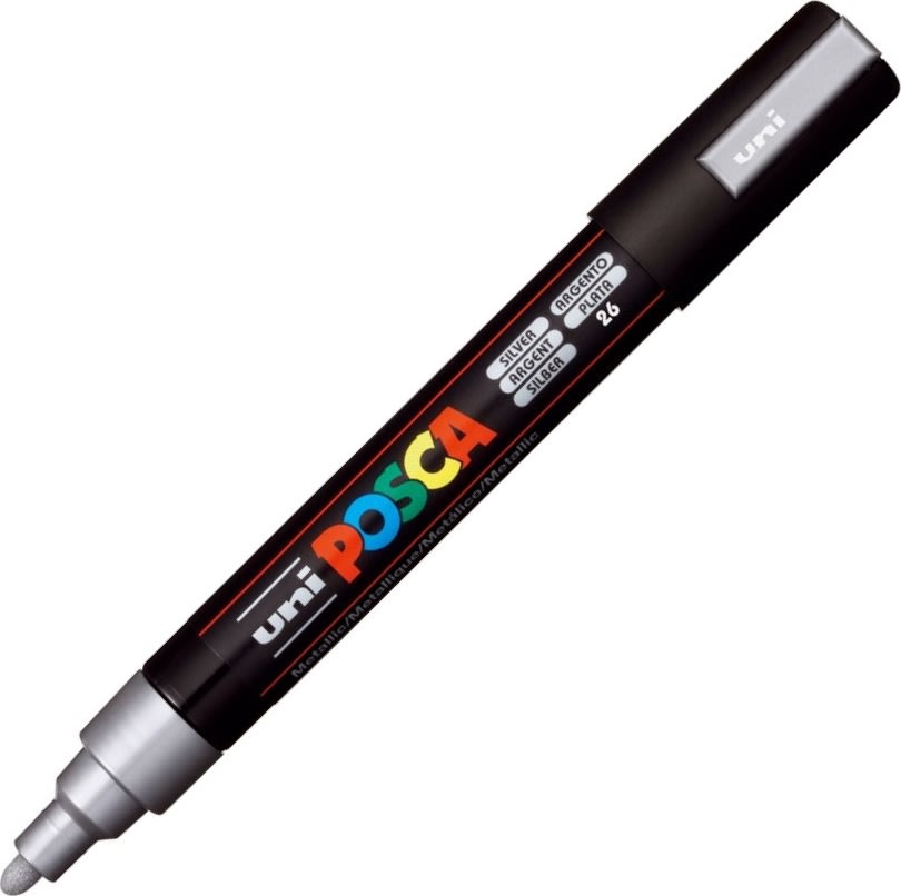Posca Marker | PC-5M | M | 2,5 mm | Silver