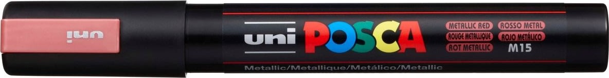 Posca Marker | PC-5M | M | 2,5 mm | Metal rød