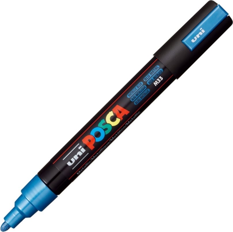 Posca Marker | PC-5M | M | 2,5 mm | Metallic blue