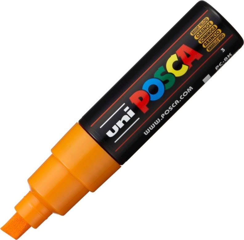 Posca Marker | PC-8K | B | 8 mm | Lys gul